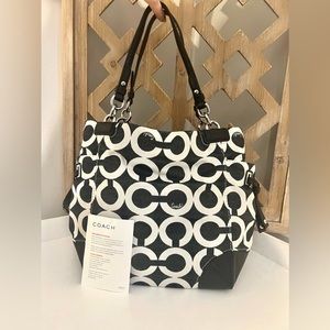 SOLD COACH Peyton Signature Series Authentic J0993-14573 Like New Bag Purse